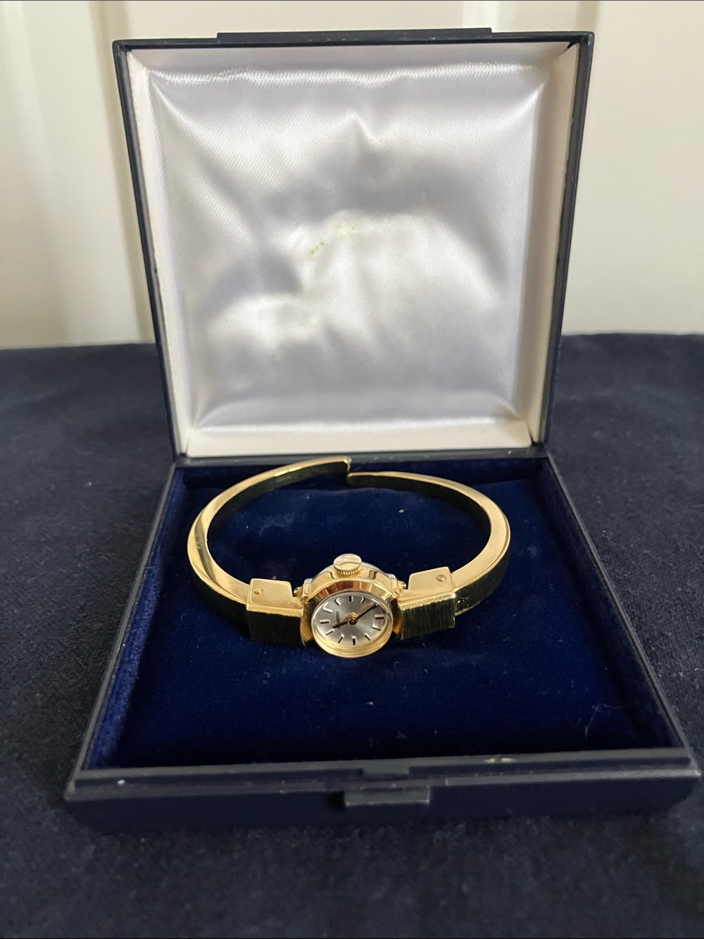 Gold Tone Women's Bangle Watch Bracelet